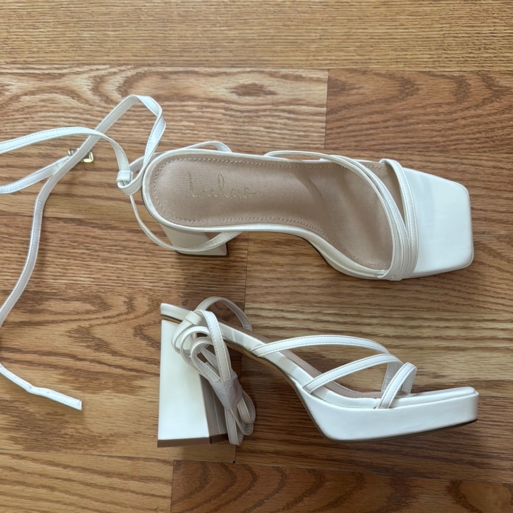 Lulu's White Elegant Heels